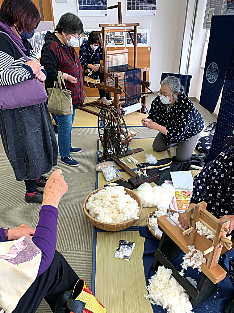 新規購入 ☆数が少なく超希少☆岡山県郷土伝統工芸品手織作州絣反物